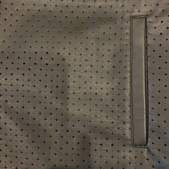 Club Monaco Vegan Leather Shorts - Picture 3 of 5